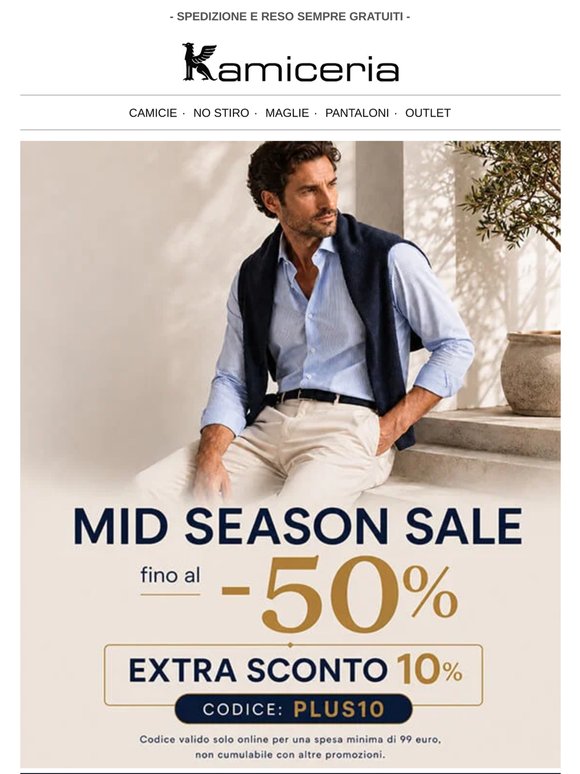 Extra 10% sul Mid Season Sale