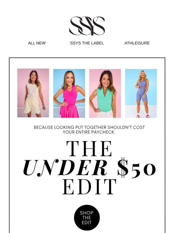 Favs UNDER $50!!