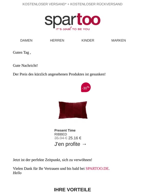 📉 Der Preis des Artikels, der Sie interessiert, ist gesunken!