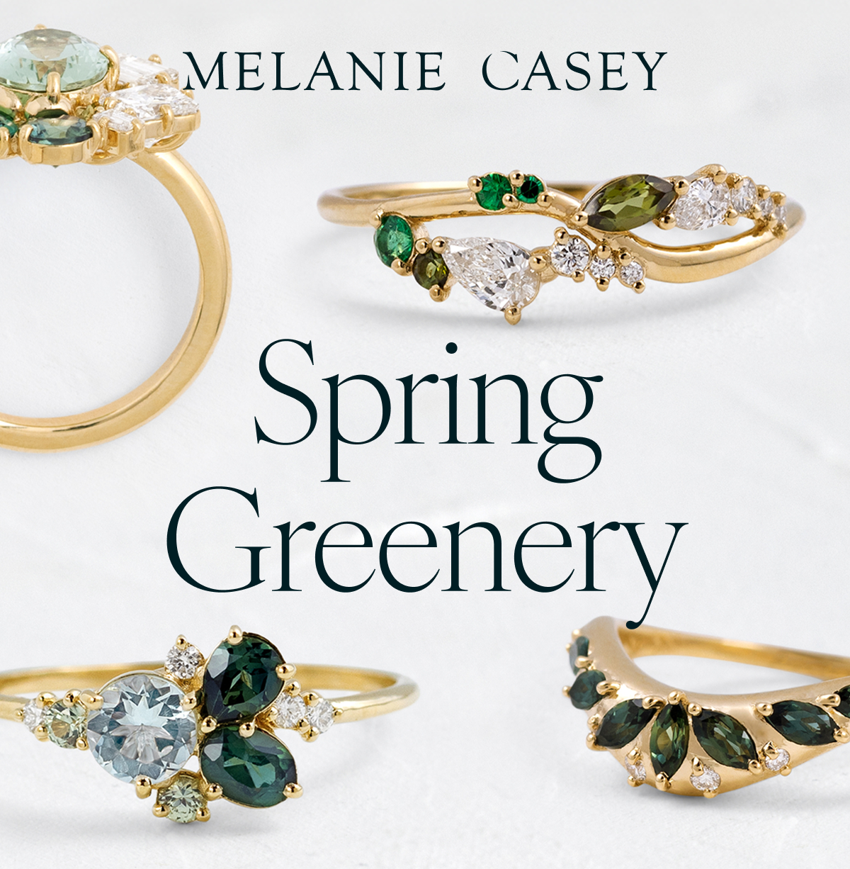 Melanie Casey. Spring Greenery