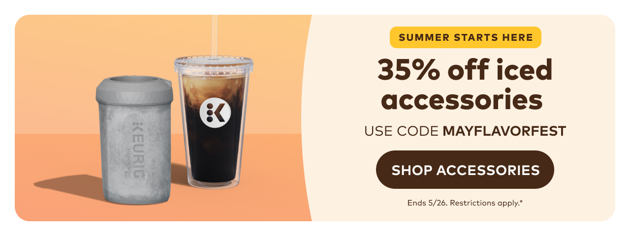 35% off iced accessories with code MAYFLAVORFEST