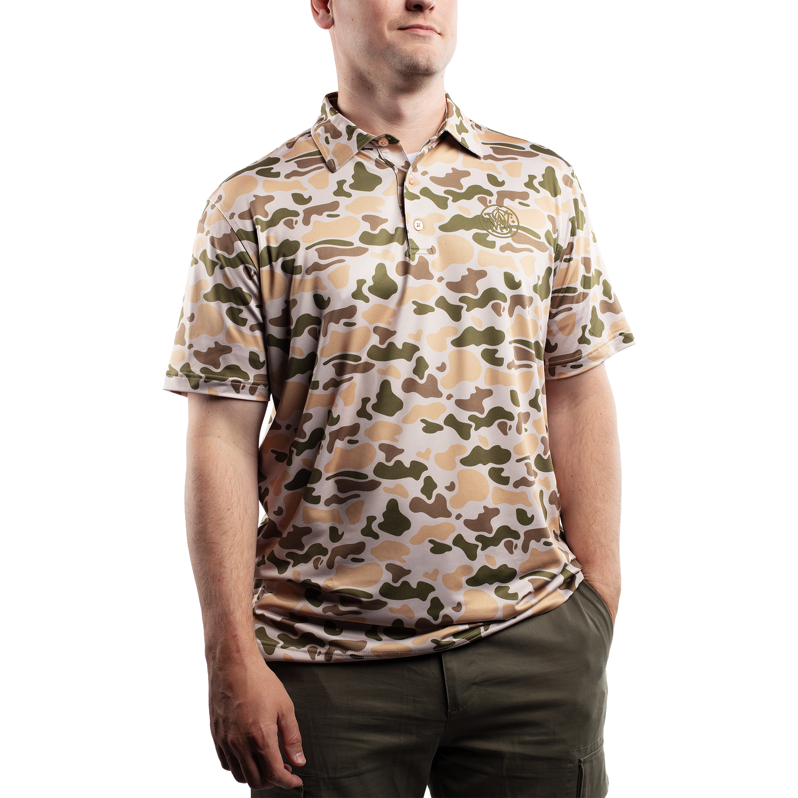 Smith & Wesson® Hunter Wheat Camo Performance Polo