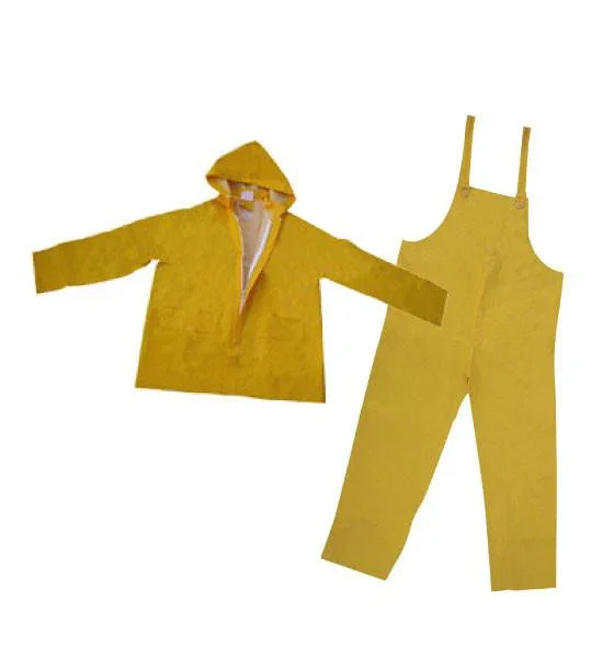 Image of 3A Safety 35 Mil. PVC/Poly 3 PC Rain-Suit