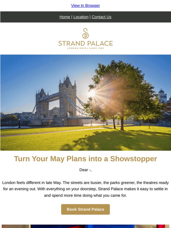 Your London plans, sorted this May