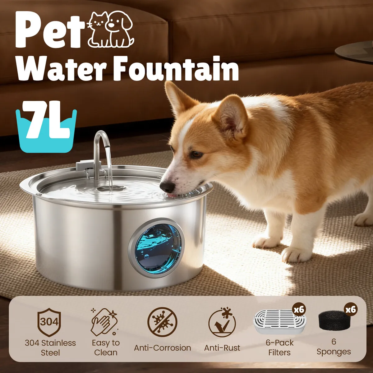 Cat Water Fountain
