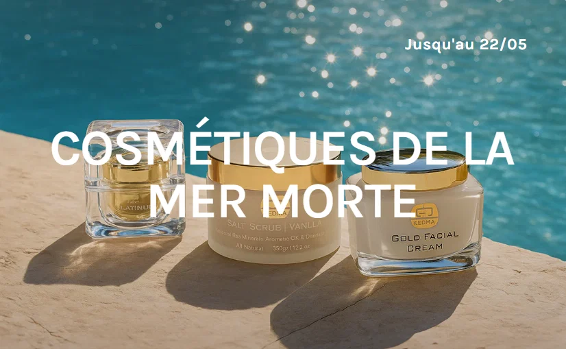 cosmétiques de la mer morte