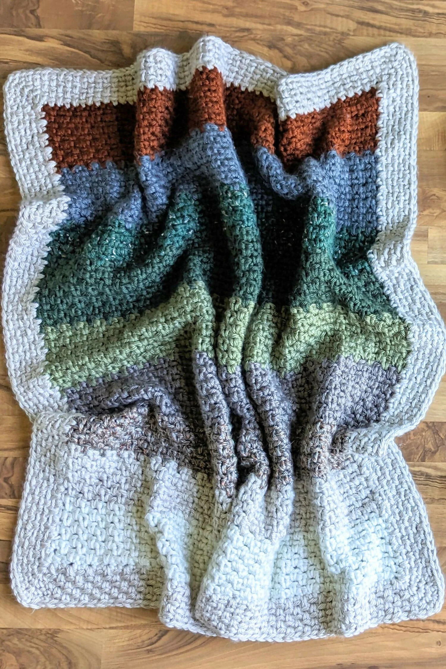 Image of Cozy Single Crochet Spike Stitch Baby Blanket or Lap Blanket (Crochet)