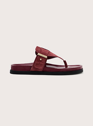 Suna Suede Toe Post Sandal