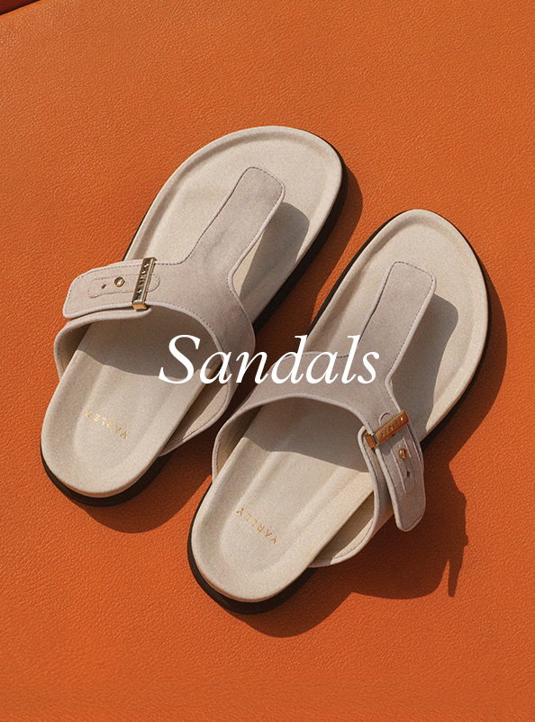 Sandals.