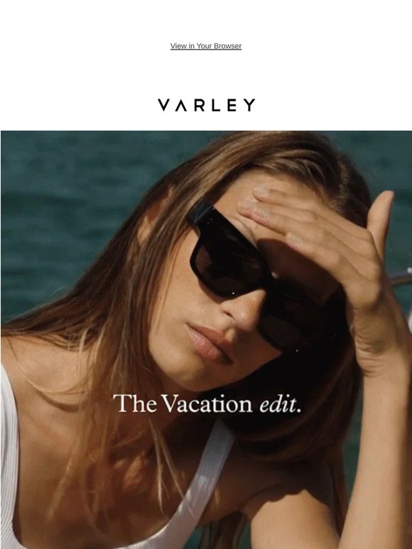 Checked in: the vacation edit