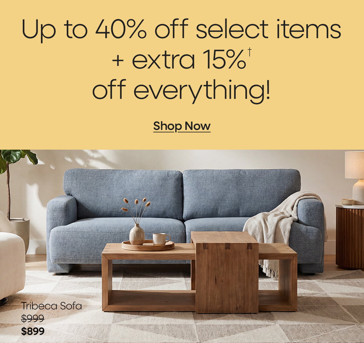 Shop up to 40% off select items!