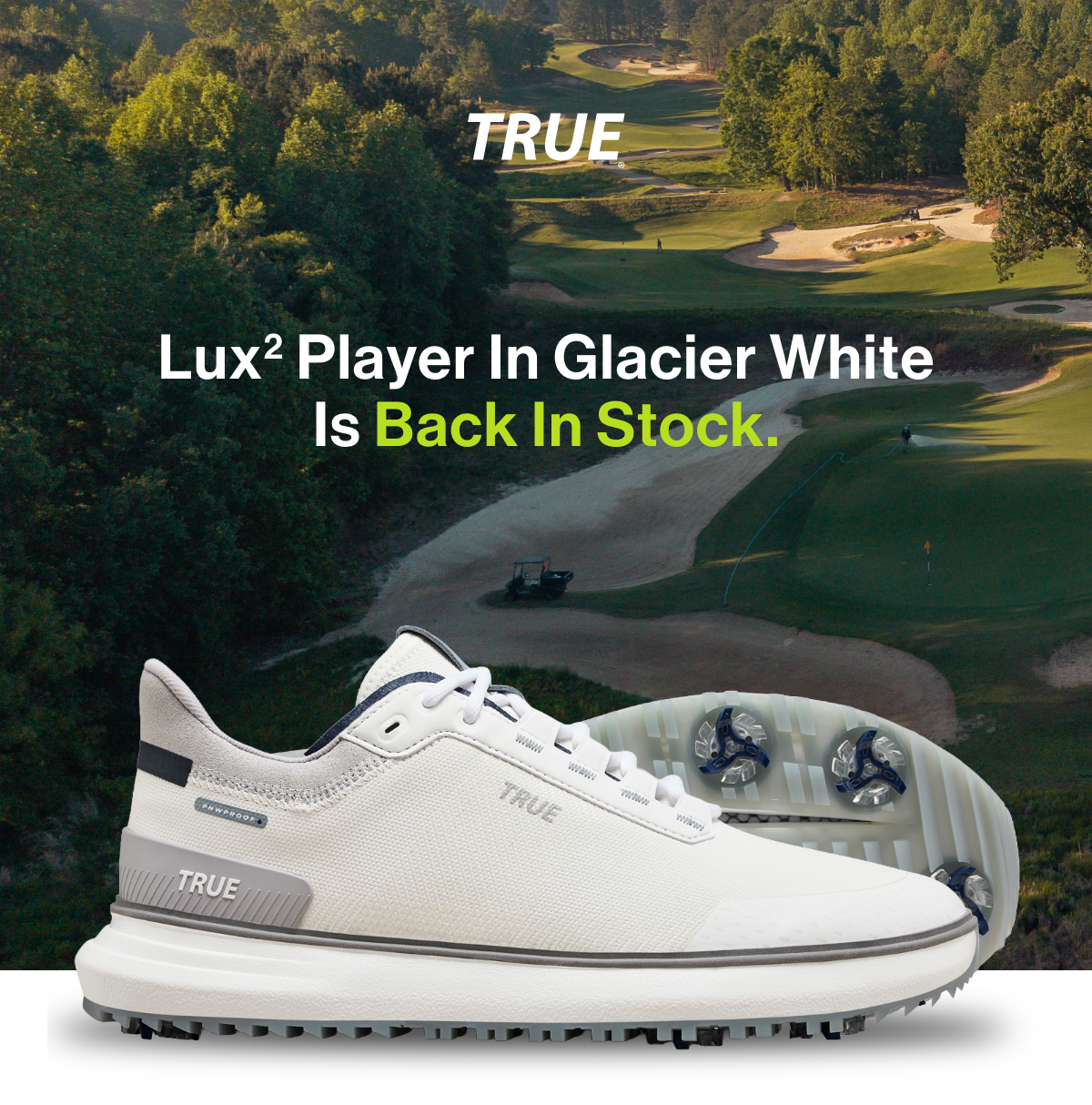 Lux2 Player in Glacier White is back in stock.