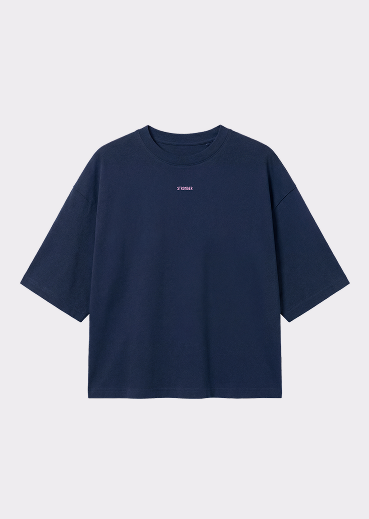 Boxy T-shirt Navy