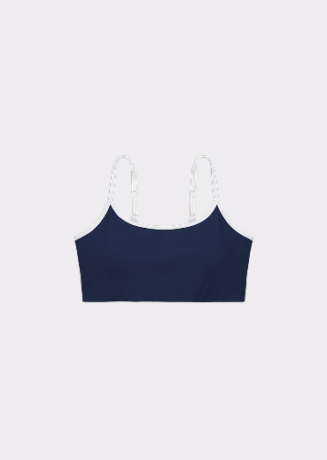 Soft Strap Sports Bra Navy