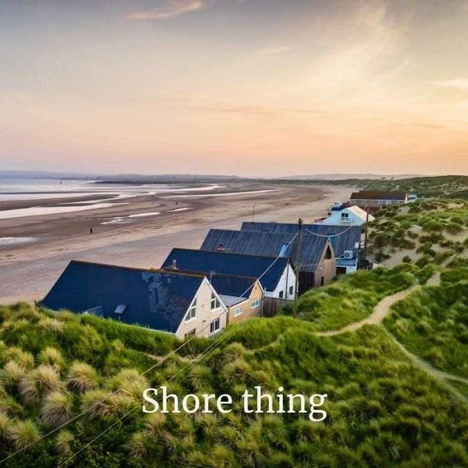 A shore thing - beach houses overlooking sand, sea and sunset at Camber