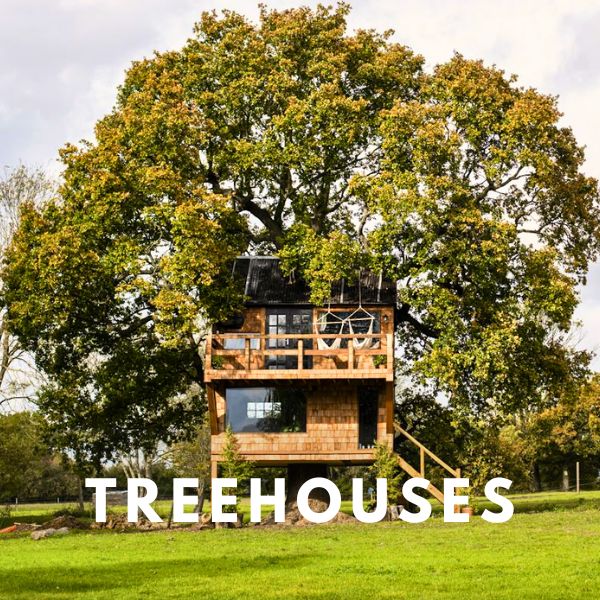 The coolest treehouse stays