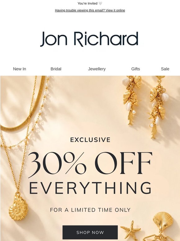 Exclusive: 30% Off