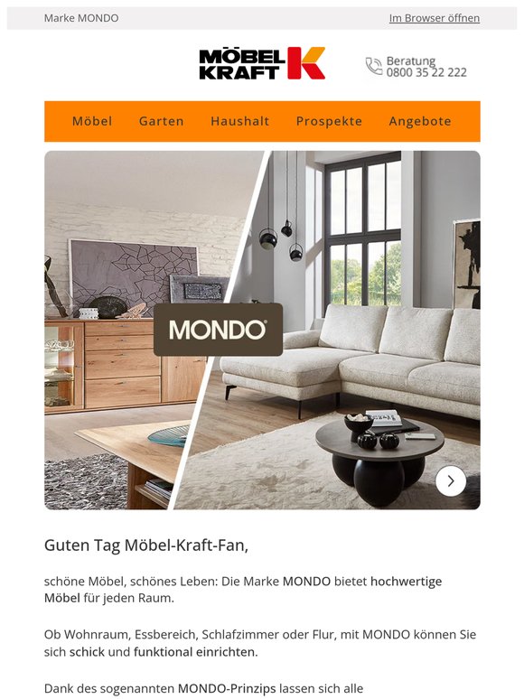 💖 MONDO: schicke Möbel ganz nach Ihren Vorstellungen