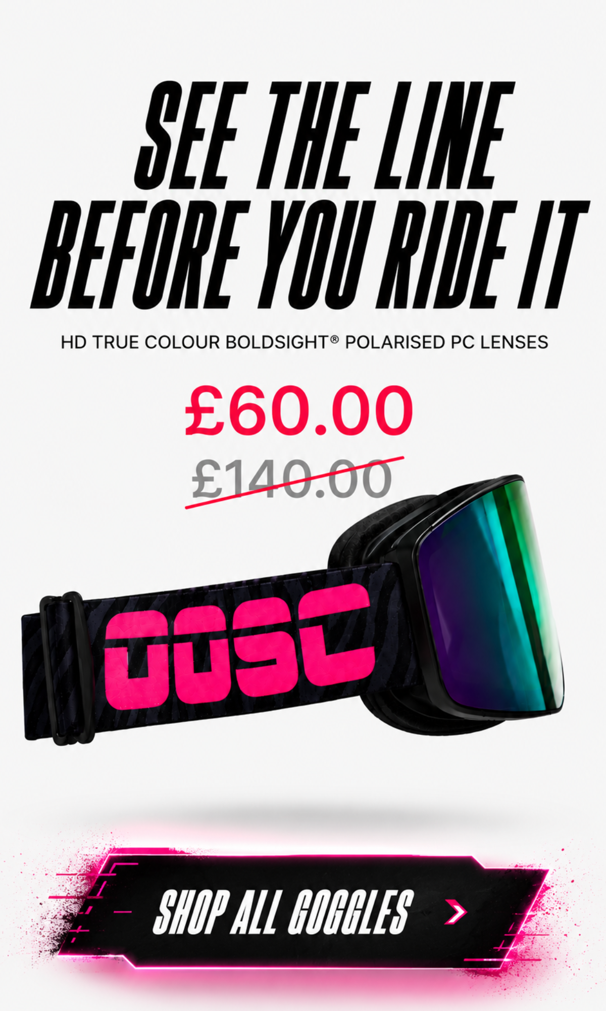 OOSC Ski & Snowboard Goggles