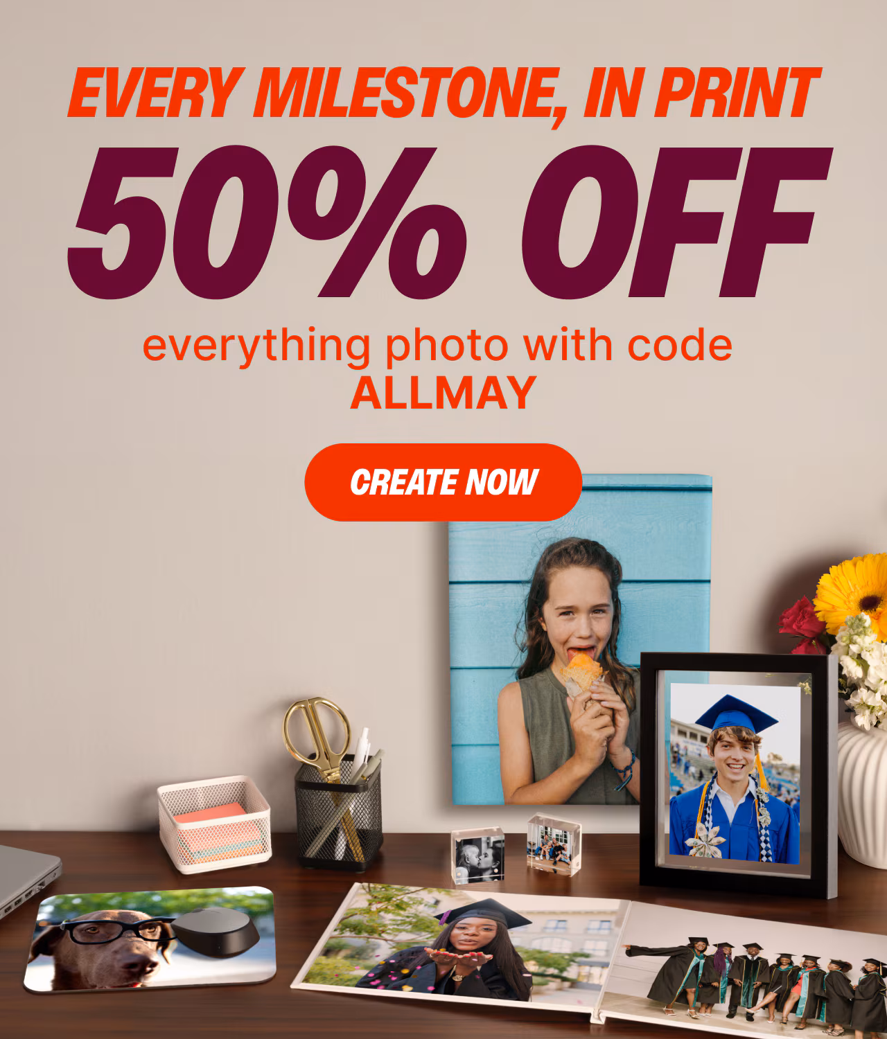 50% off everything photo asset