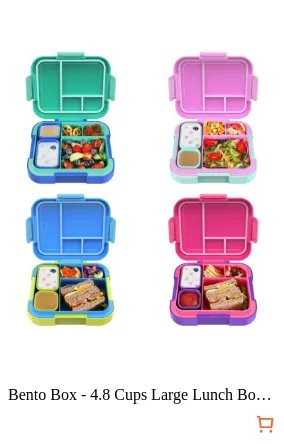 Bento Box - 4.8 Cups Large Lunch...