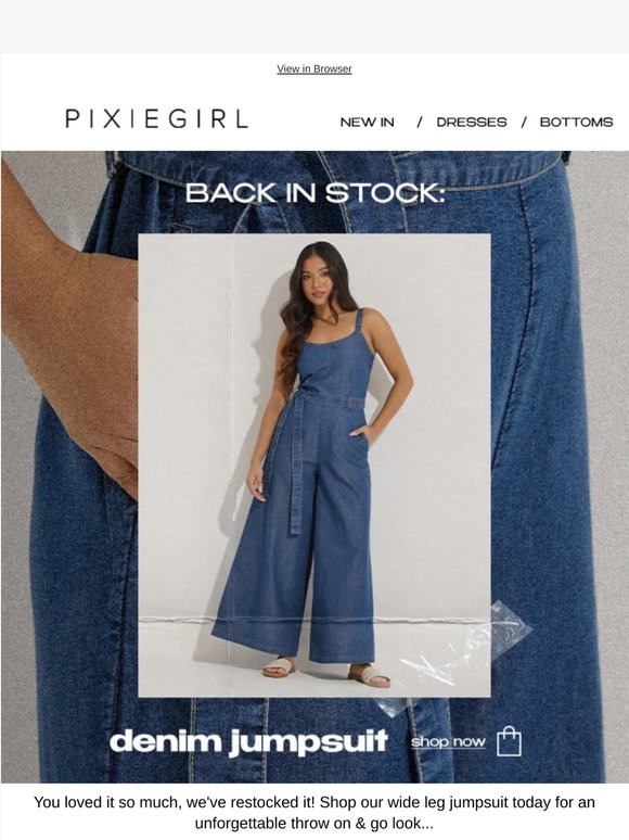 OMG... Denim Jumpsuit Is BACK!