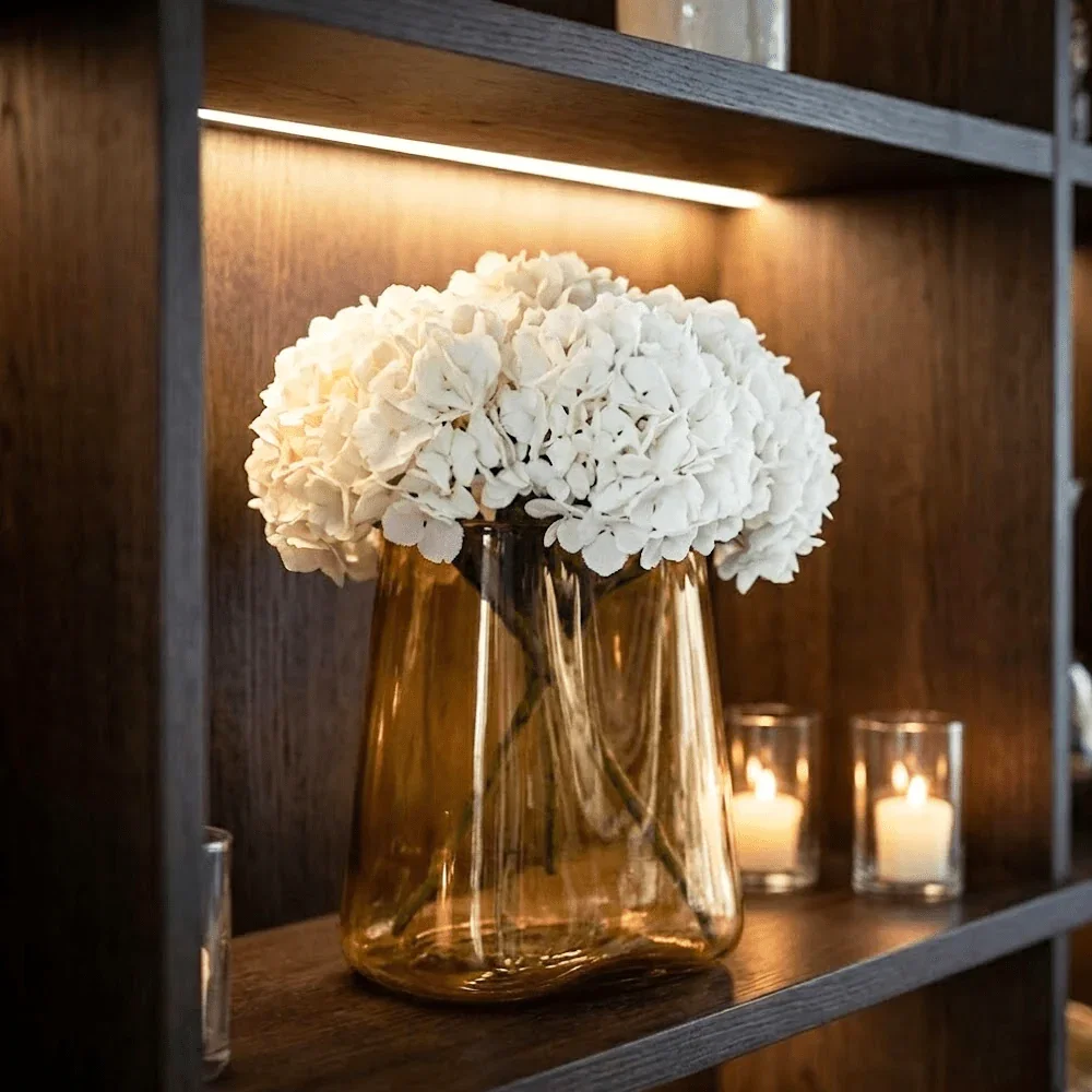 Verity Brown Glass Decorative Vase