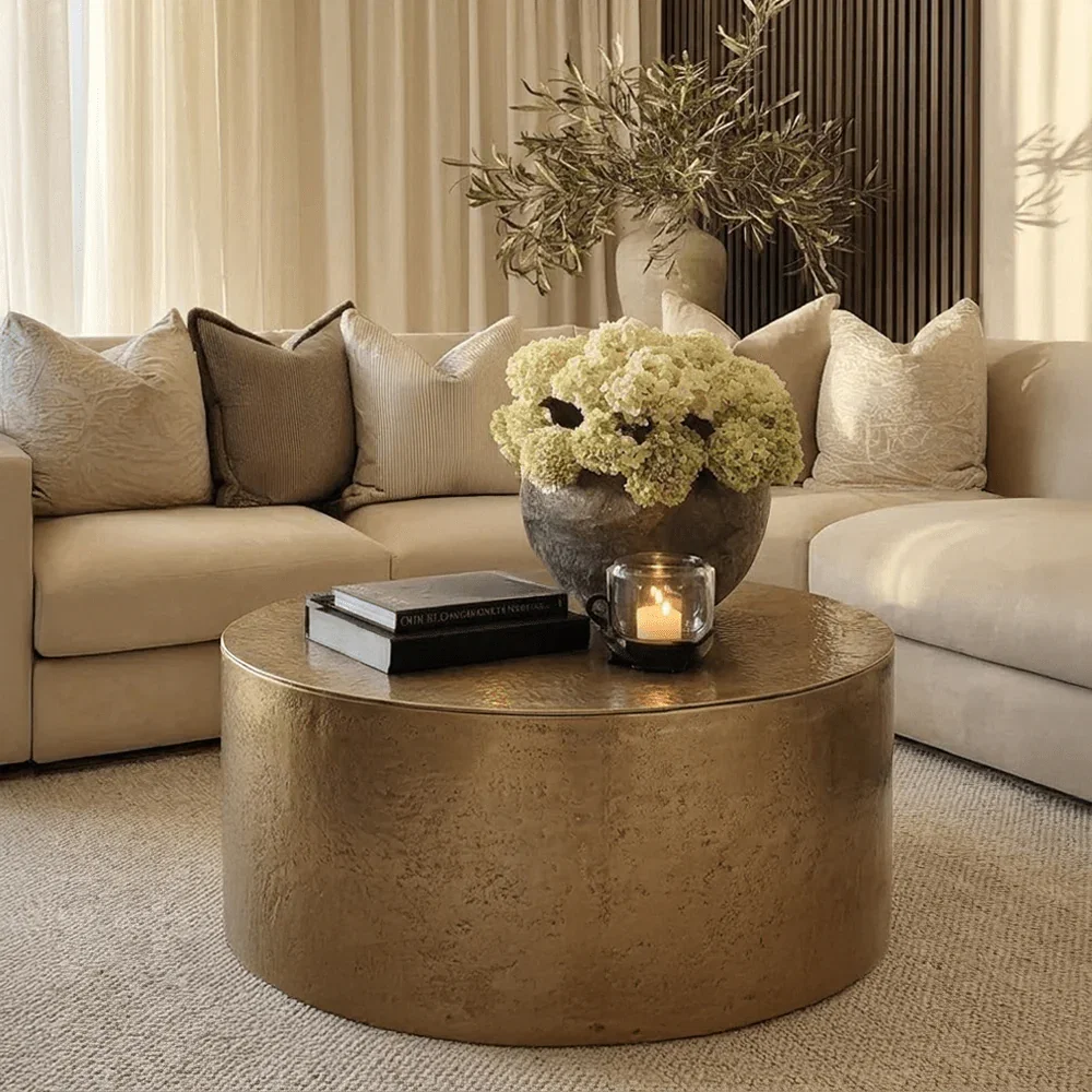 Antibes Antique Gold Storage Coffee Table
