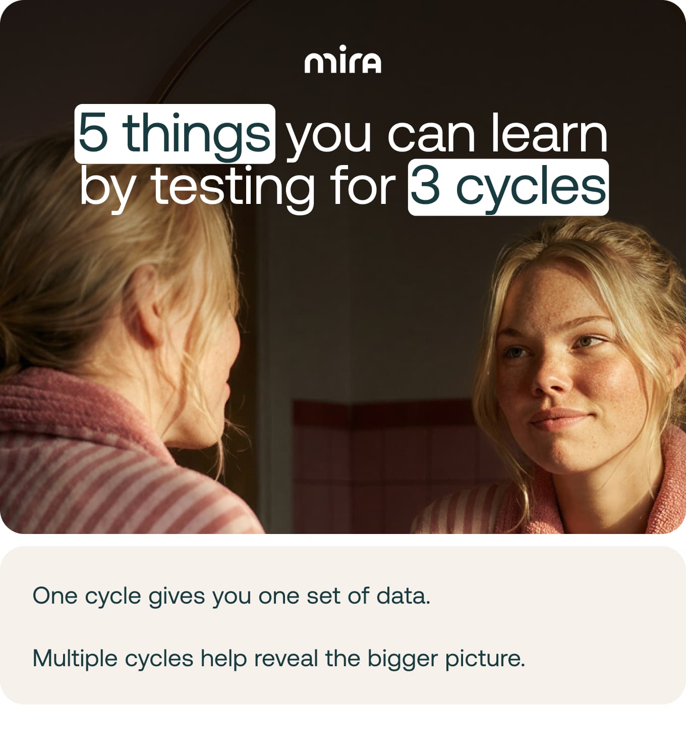 5 thingd you can learn by testing for 3 cycles 