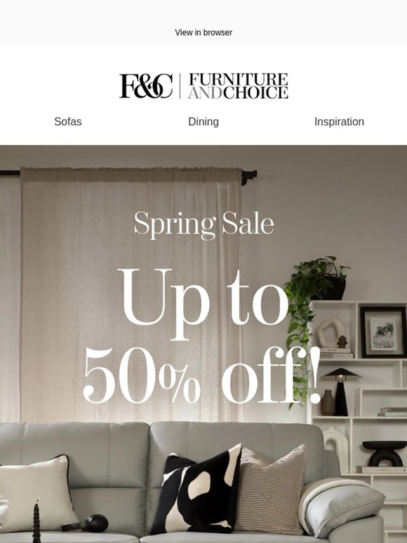 Spring Sale ends soon!