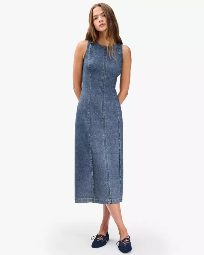 Rag & Bone Ponte Olivia Midi Dress