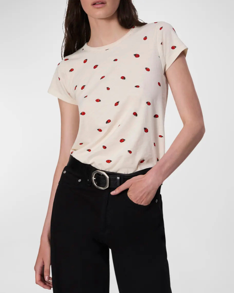 Rag & Bone All Over Ladybug Tee