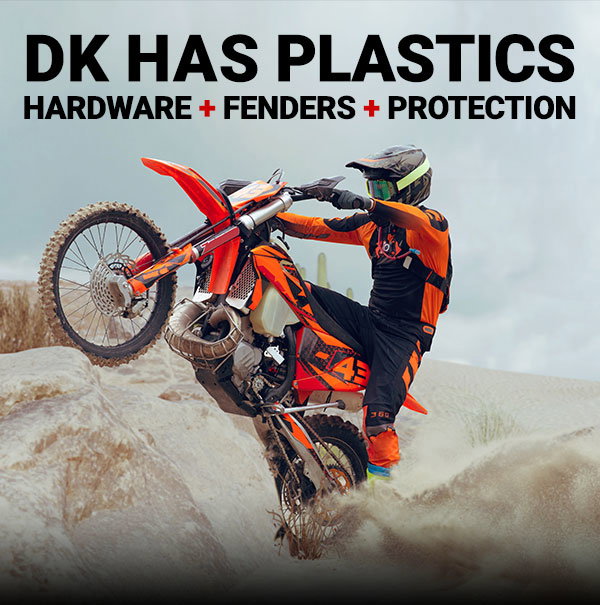 Dirt Bike Plastics + Hardware + Fenders + Protection