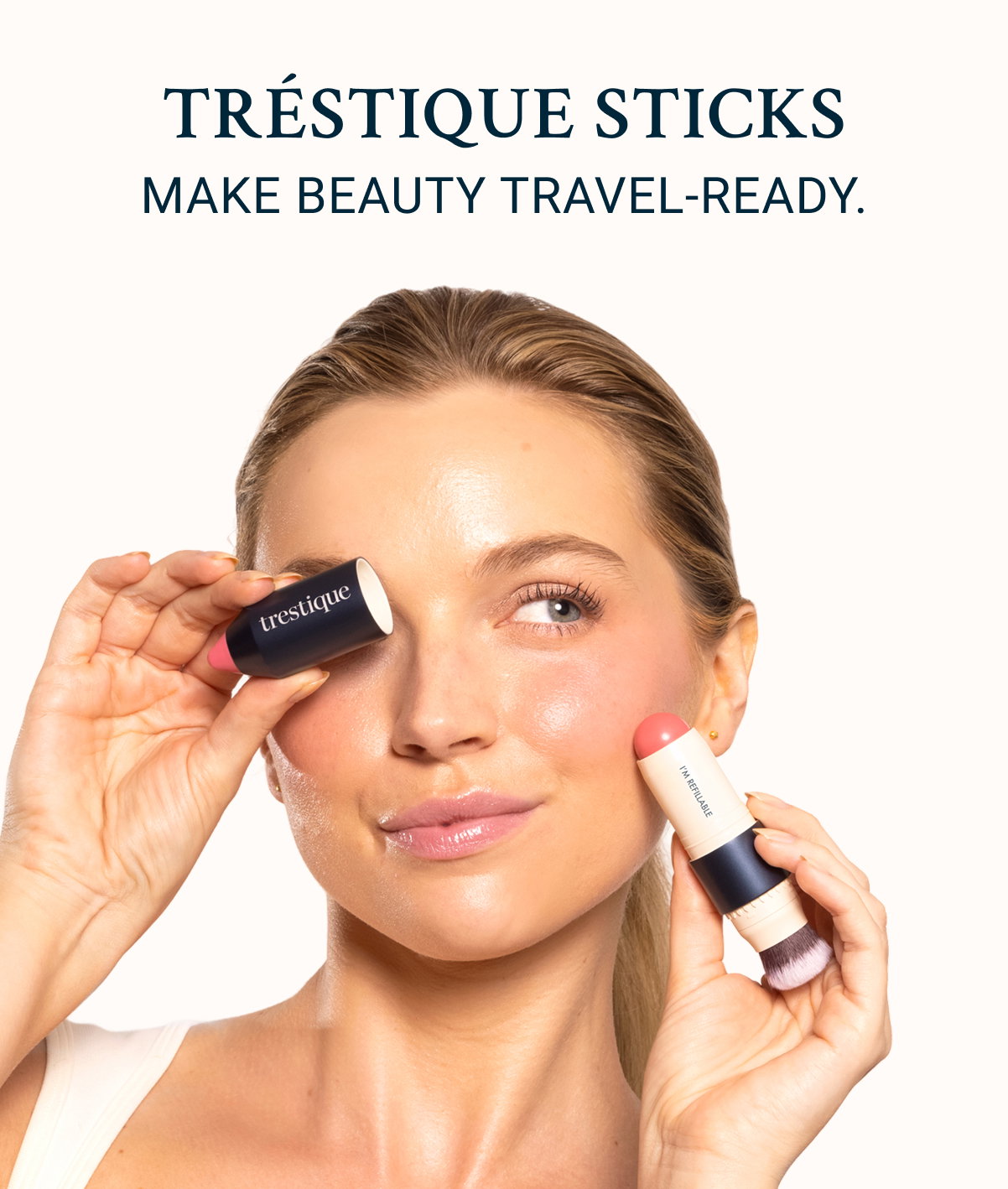TRÉSTIQUE sticks make beauty travel-ready.