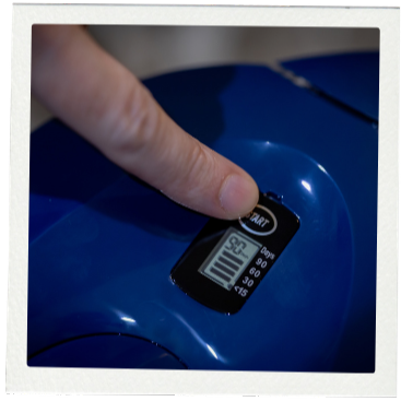 Our filter features a built-in timer to remind you of filter replacements.