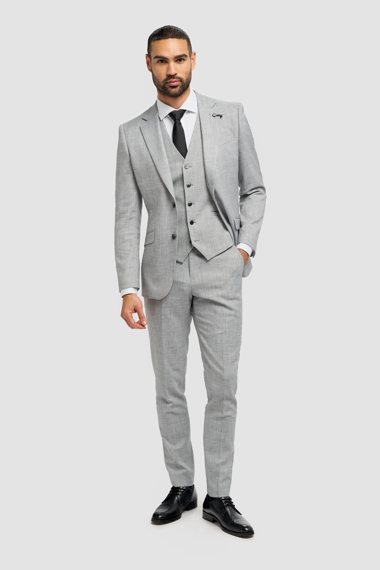 Image of Malibu Grey Three Piece Suit