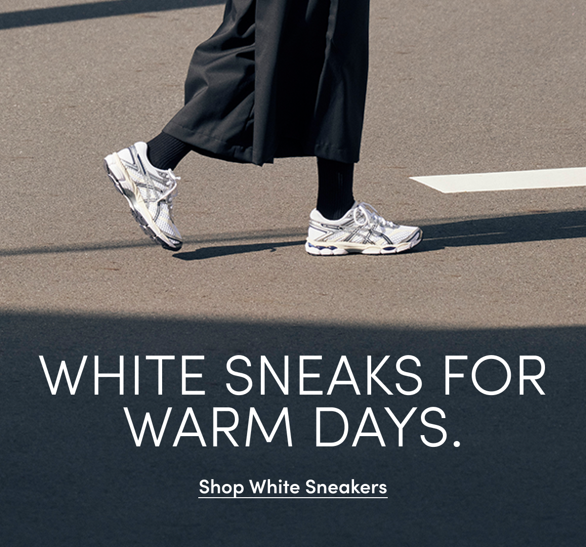 WHITE SNEAKS FOR warm days. Shop white sneakers