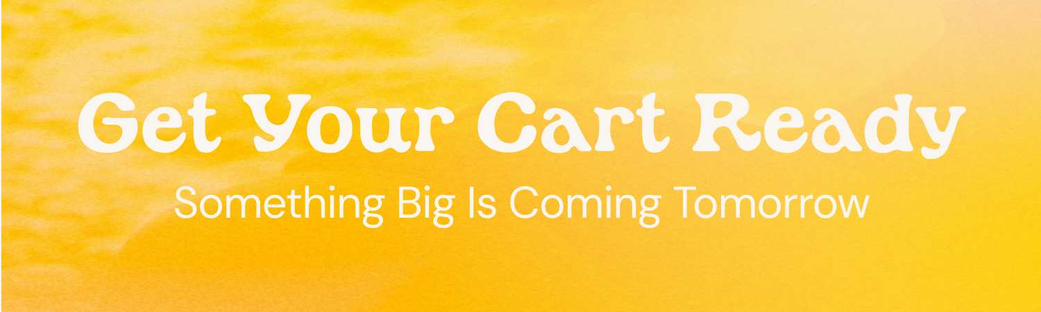 Get Your Cart Ready: Sale Coming