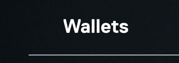 Wallets