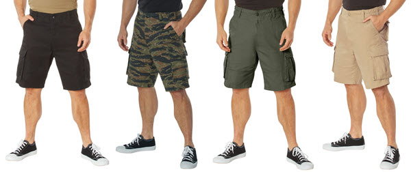 Rothco Men's Vintage Paratrooper Cargo Shorts at Dave's New York