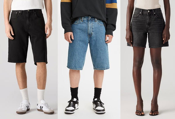 Levi's Men's and Women's Denim Shorts at Dave's New York