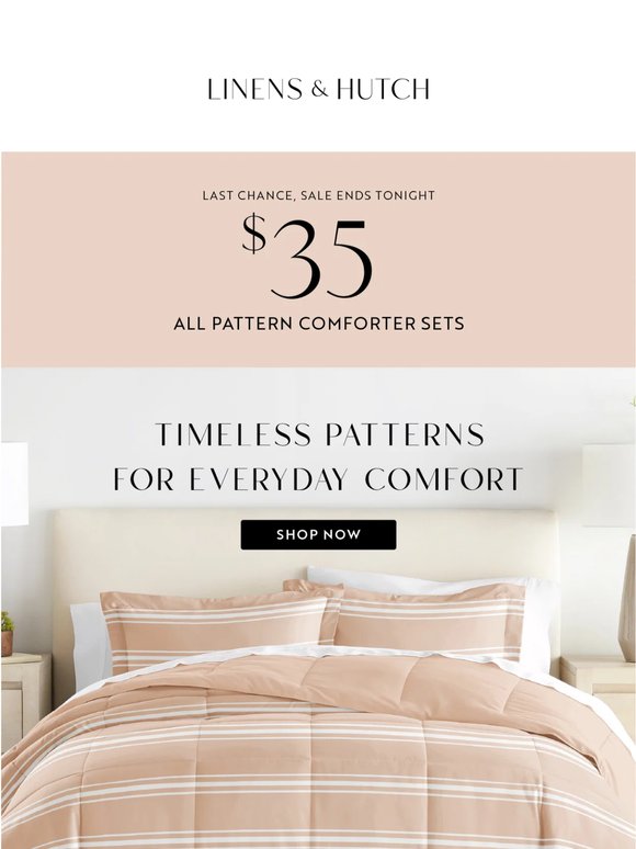🫶 $35 Patterned Comforter Sets — Every Size, Color & Style