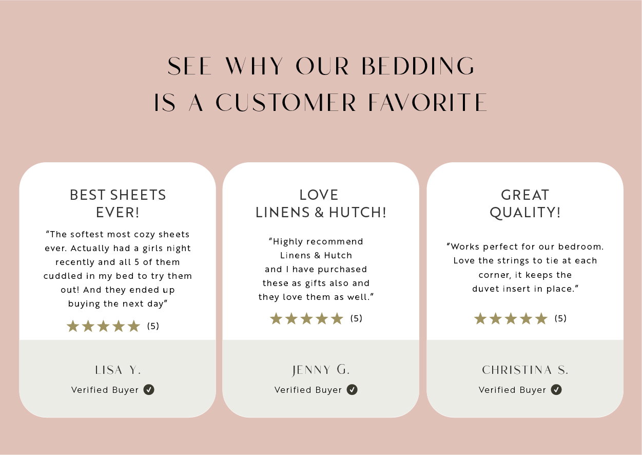 Linens & Hutch Reviews - They loved it, and so will you.