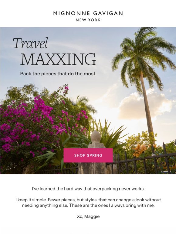 #1 Travel Rule: Pack Fewer, Better Pieces