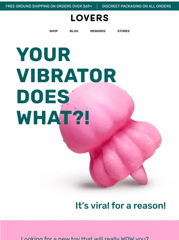 Your Vibrator Does What?! 😱