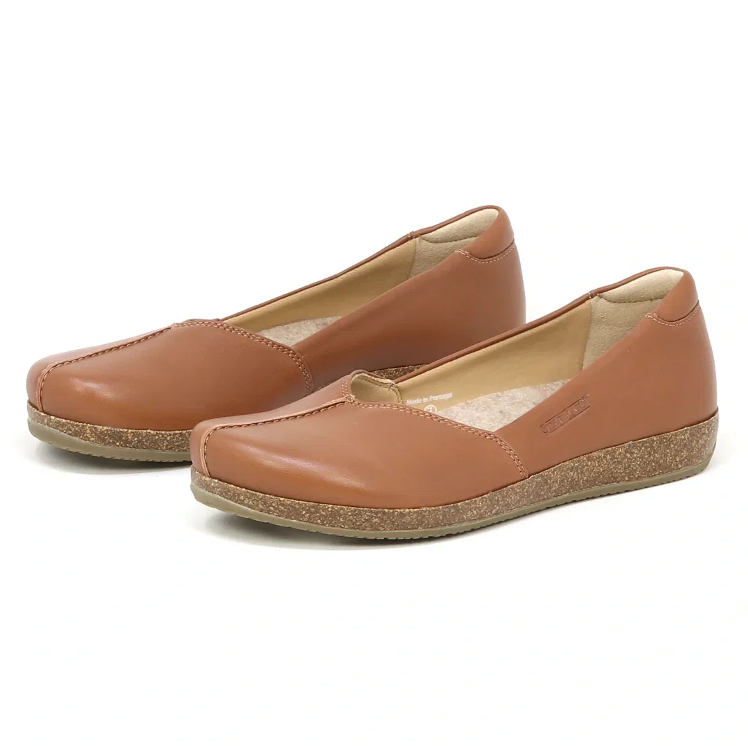 Image of Women's Liesl Stretch Leather Skimmer