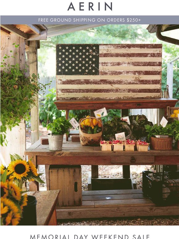 Starts Now: Memorial Day Weekend Sale