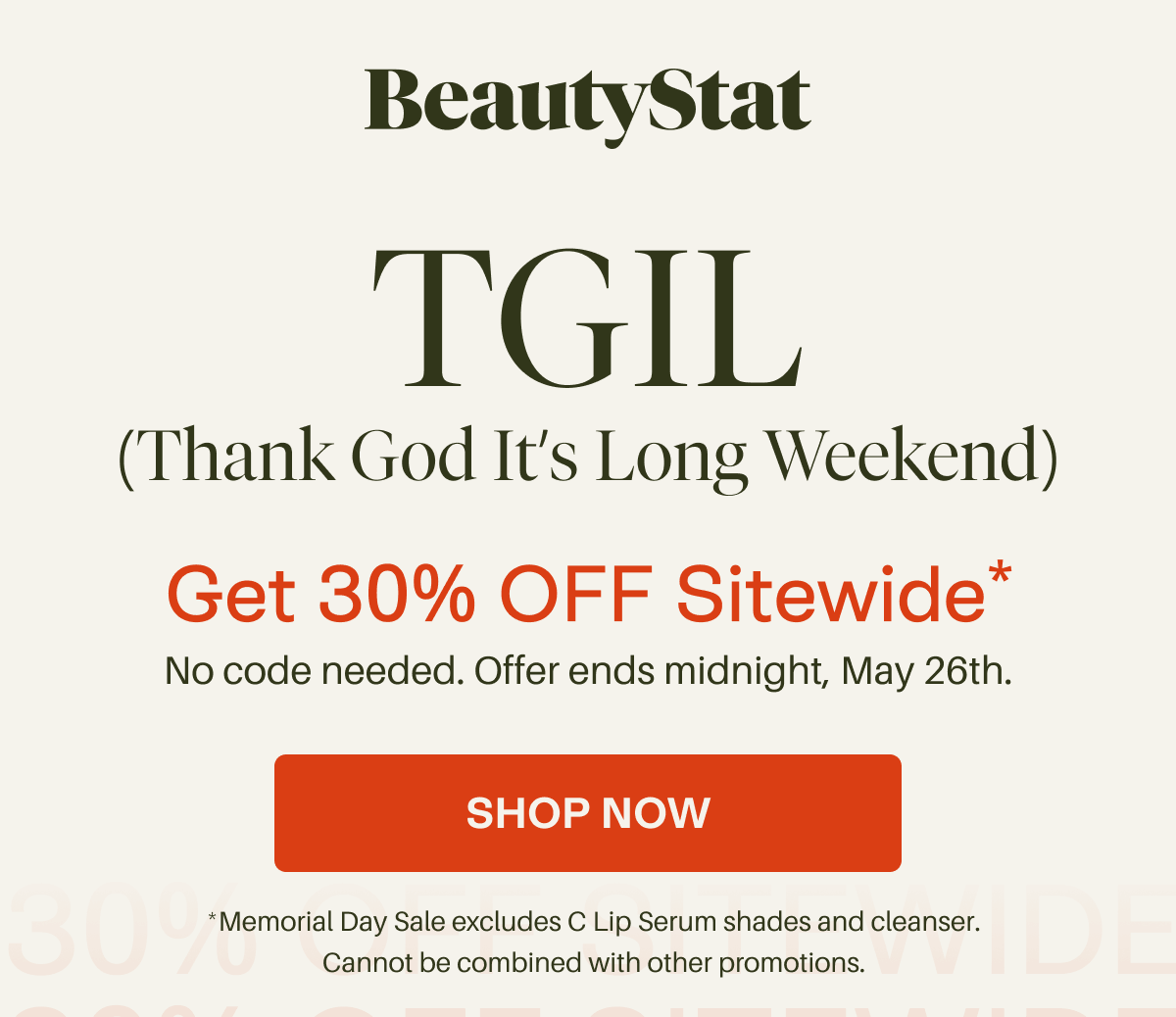 Get 30% OFF Sitewide