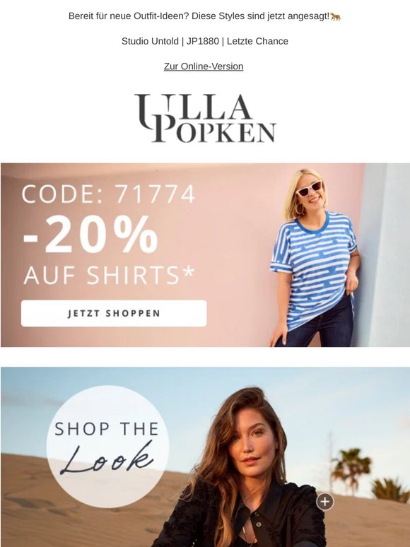 Jetzt oder nie: -20 % auf Shirts sichern🎯