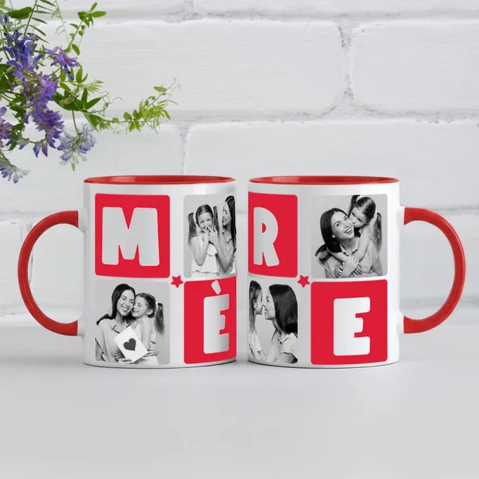 Mug mère avec photos personnalisables | tostadora